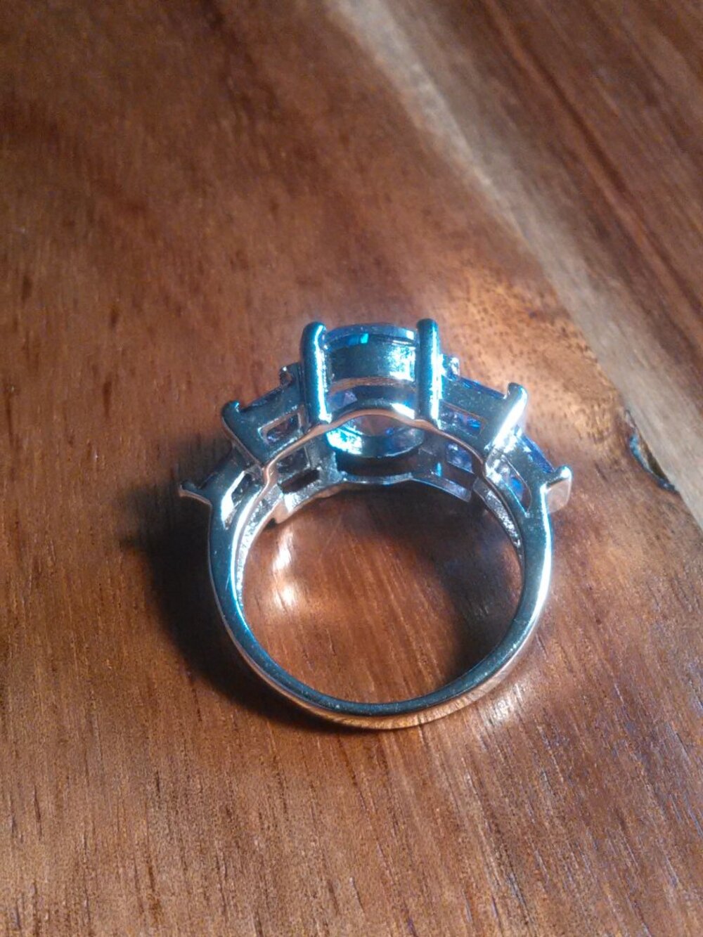 Simulated Mystic Topaz and Purple Crystal Ring (Size 7) - Picture 8 of 16
